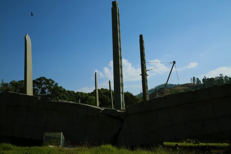 Ancient stelae field at Axum, northern Ethiopia